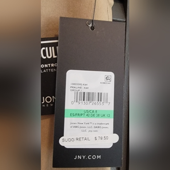 Jones New York Lexington Skinny Ankle pants, Size 8, NWT - Picture 8 of 8